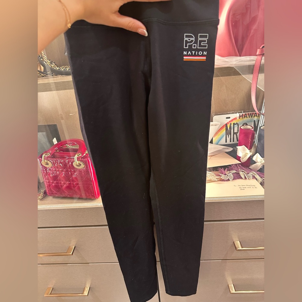 P.E Nation Classic Black Leggings XS